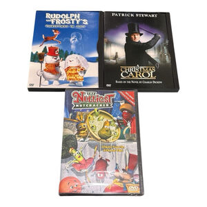 Christmas DVD Bundle A Christmas Carol Lot Of 3 DVDs